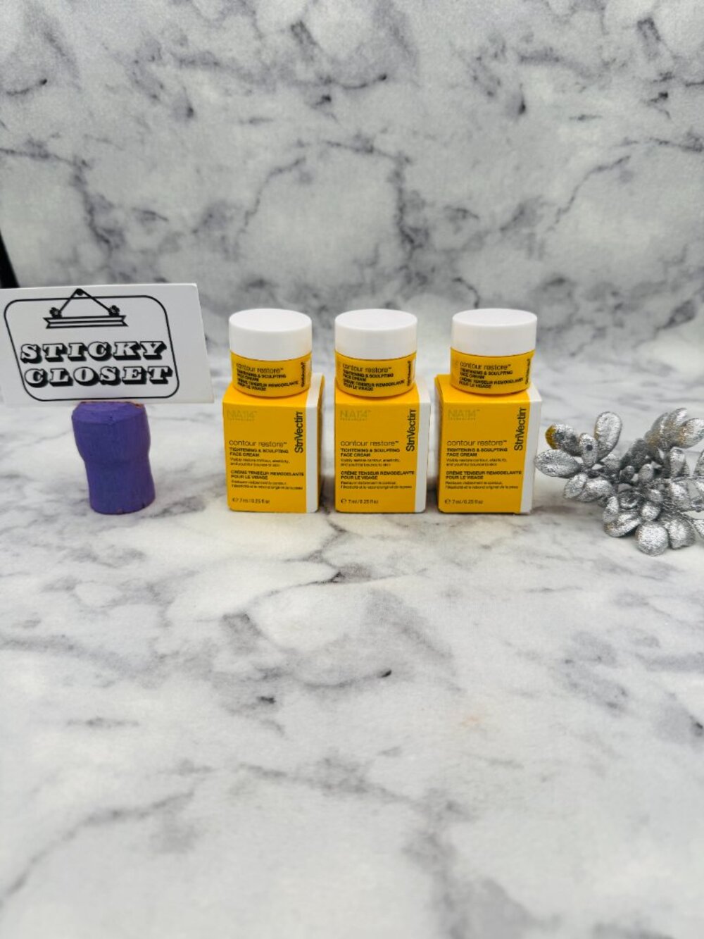 StriVectin Skincare Set-Contour Restore Tighten Sculpt Cream,7.5ml-3pc-BOXED-NEW